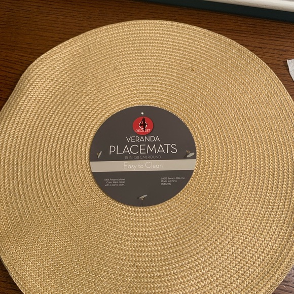 veranda Other - Gold Veranda Placemats set of 4